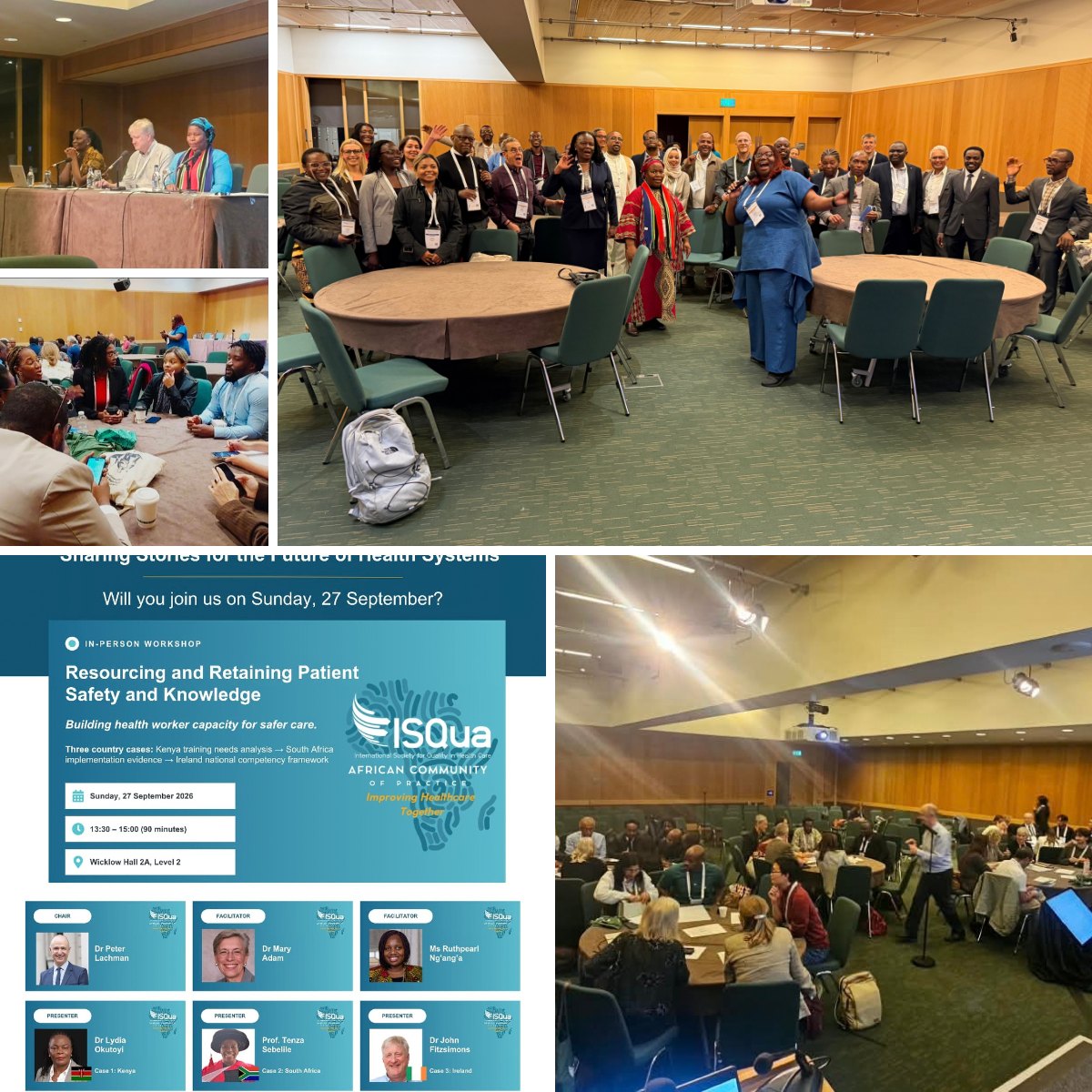 ACQUIRE team and partners at ISQua's 42nd International Conference, Dublin